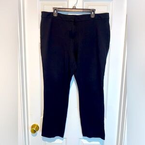 Worthington Straight Ankle Black Dress Pants. Size 16